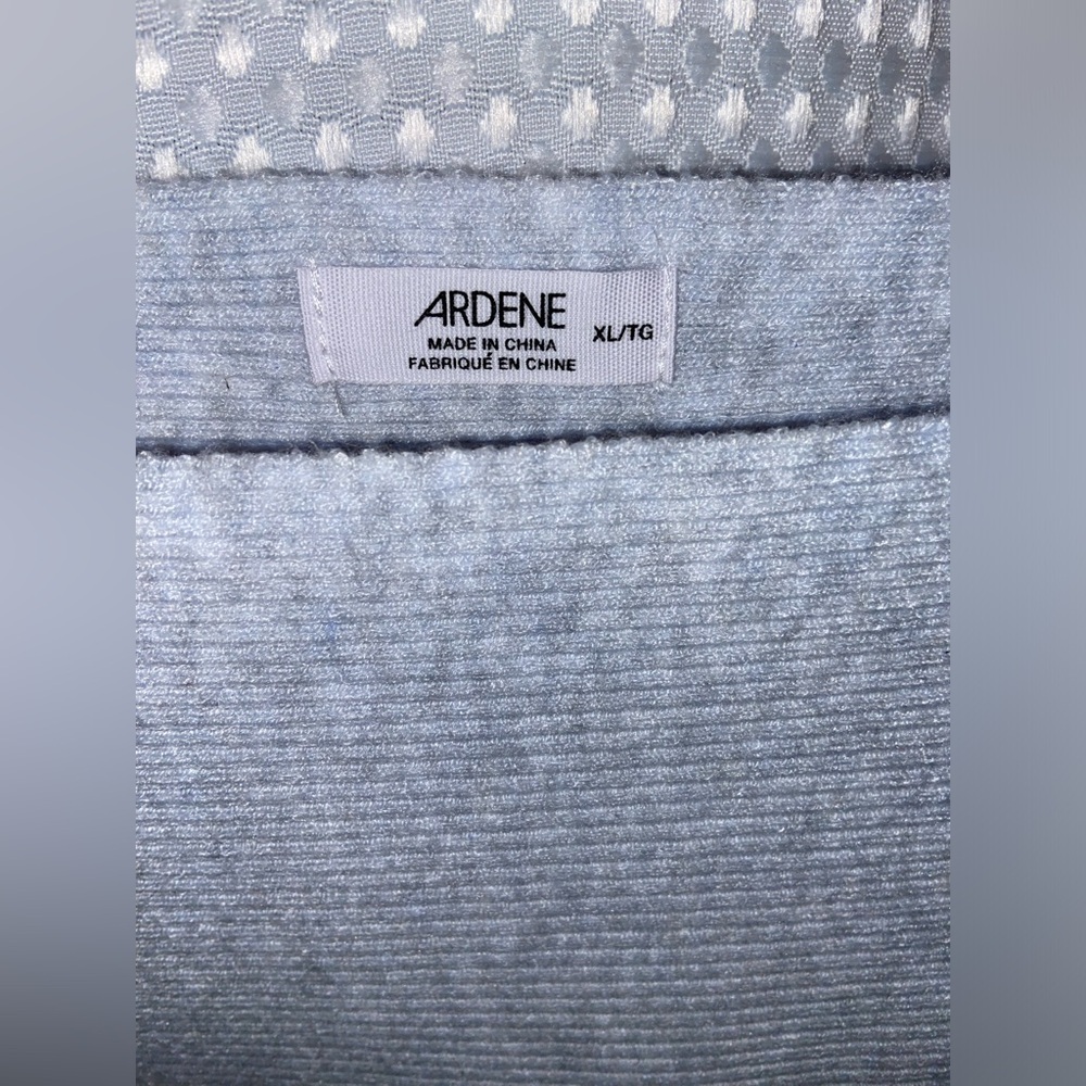 ARDENE light gray Horizontal Ribbed Dolman Sweater size XL NWT - Picture 3 of 13